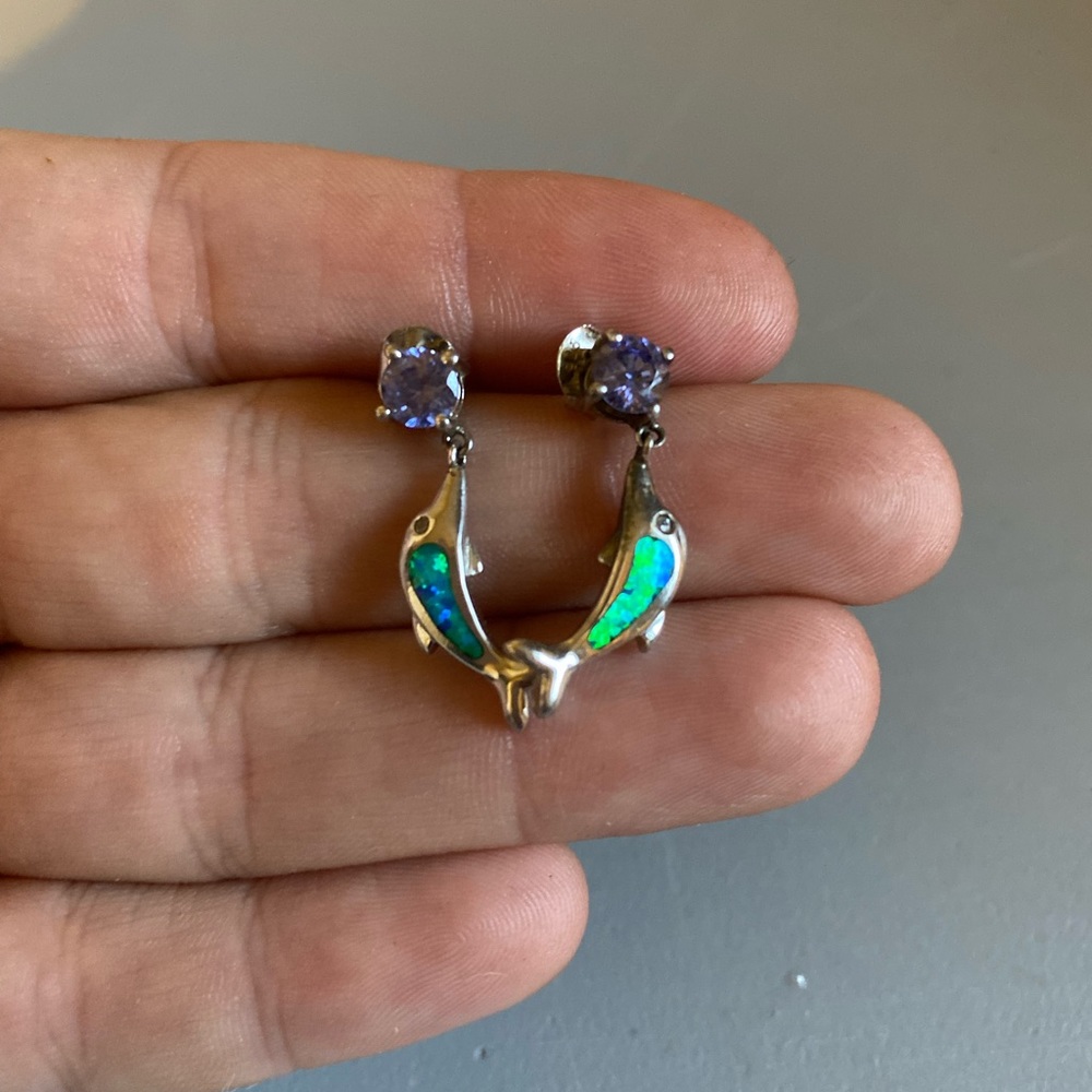 Dolphin earrings